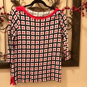 Talbots Graphic Top